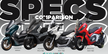 Yamaha Nmax vs Honda PCX vs Honda ADV 160 vs Bristol ADX 160 : Specs Comparison