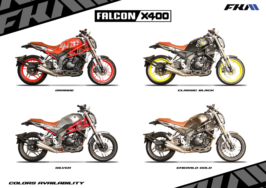 FKM Falcon X400 now available in the Philippines » YugaMoto Motorcyle ...