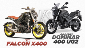 FKM Falcon X400 vs Kawasaki Dominar 400 UG2 Specs Comparison