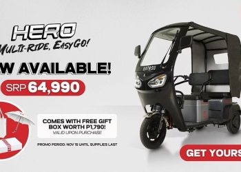 HATASU Hero 3-Wheeler eBike: Officially Launched in the Philippines
