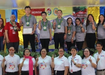 Honda Foundation’s First Students on Safety Program in Taguig