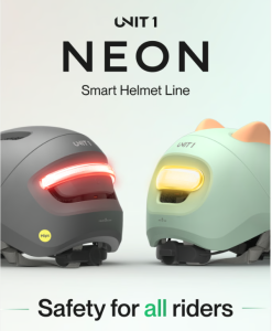 Kickstarter: Smart Helmet with Crash Detection and Alerts, Meet Unit 1 Neon