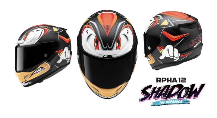 HJC Helmets Unveils the New Shadow the Hedgehog™ RPHA 12