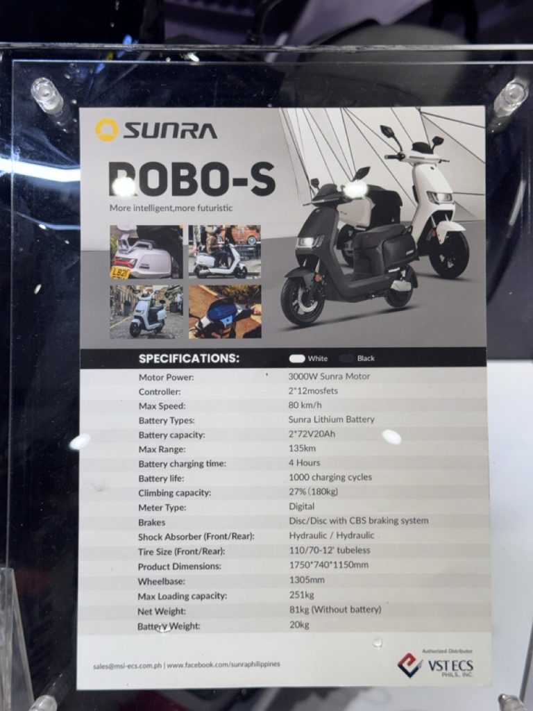 sunra robo s specs Large