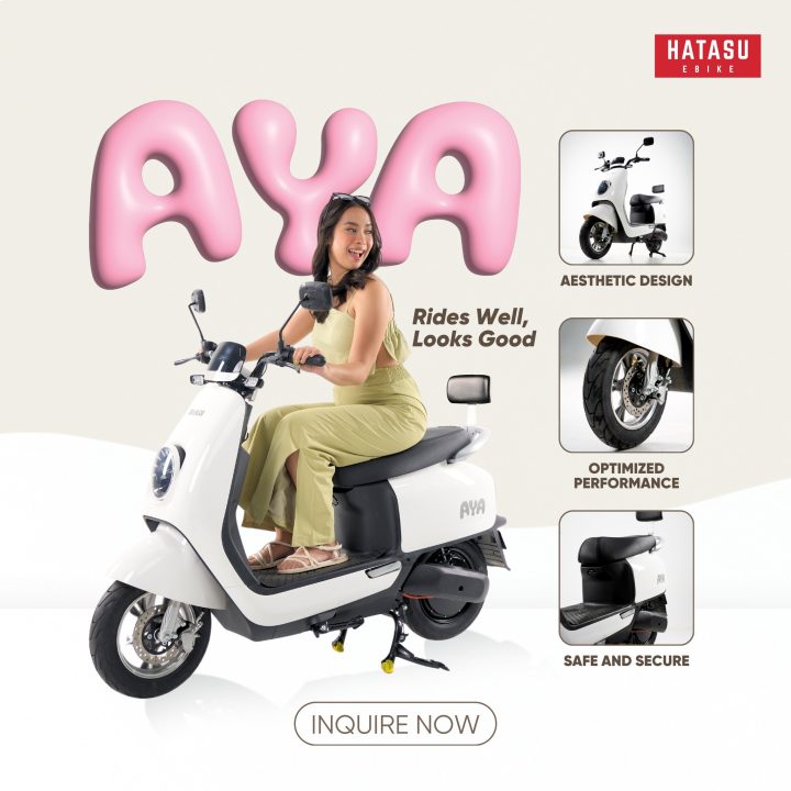 Hatasu Launches Aya E-Bike in the Philippines, Starting at Just ₱36,990