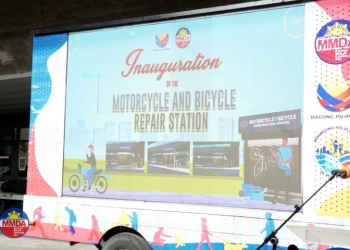 MMDA Launches Emergency Repair Station for Motorcycles and Bicycles Under Quezon Avenue Flyover