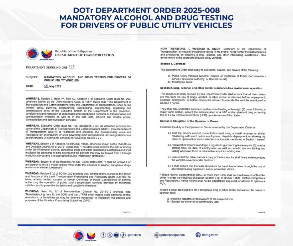 DOTr Orders Daily Alcohol Tests, Regular Drug Screening for Motorcycle Taxi Riders 2 GqK13g0awAA75wt