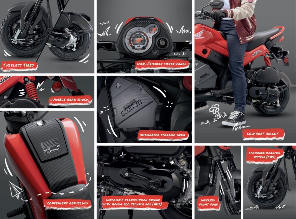 Honda Navi 110 Now Official In the Philippines: Auto Commuter for Under ₱60K 4 honda navi features