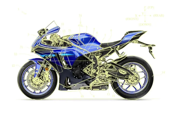 Patent hints at Yamaha R1 comeback with smart aerodynamic design 3 yamaha r1 aero update 4