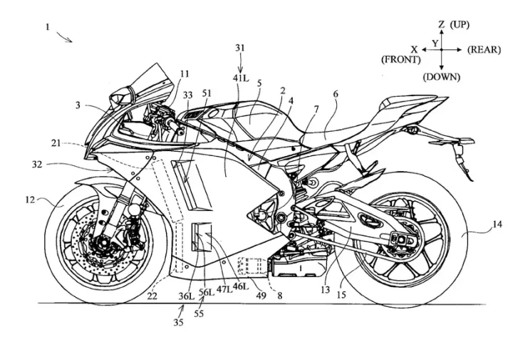 Patent hints at Yamaha R1 comeback with smart aerodynamic design 2 yamaha r1 aero update 6