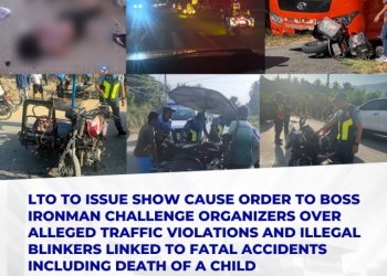 LTO to Summon BOSS Ironman Organizers Over Road Crashes, Violations