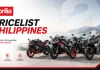 Aprilia Price list Philippines