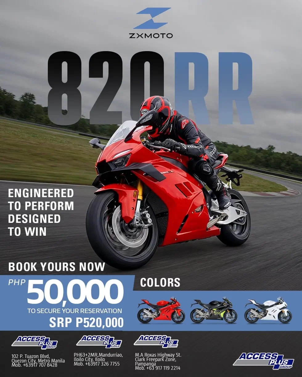 ZXMOTO 820RR Now in PH: WorldSSP Winner, ₱520K SRP 4 ZXMOTO 820RR Now in PH