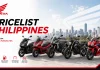Honda Motorcycle Price List Philippines 2026: Complete Lineup