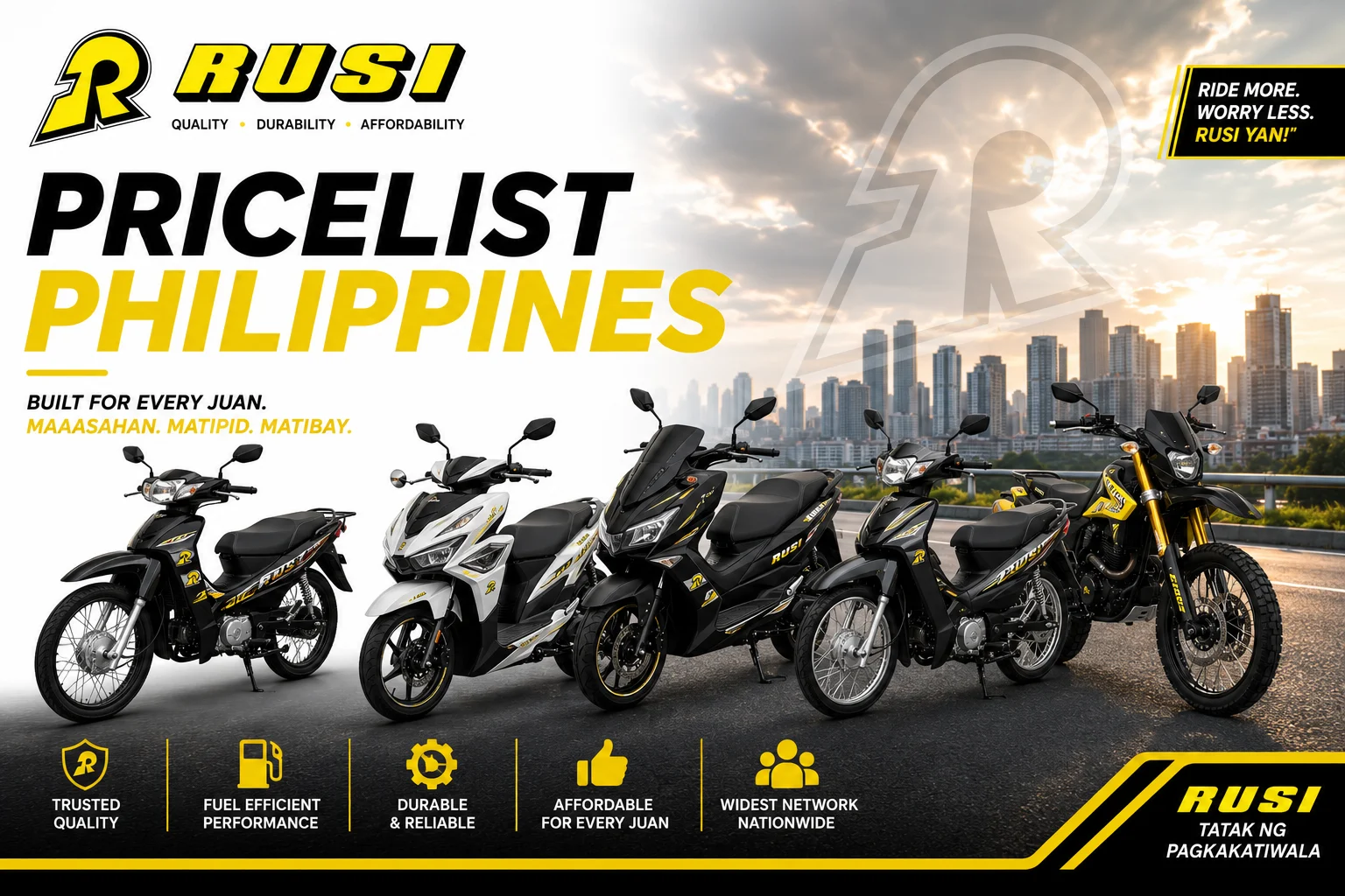 RUSI Motorcycle Price List in the Philippines 2025 2026