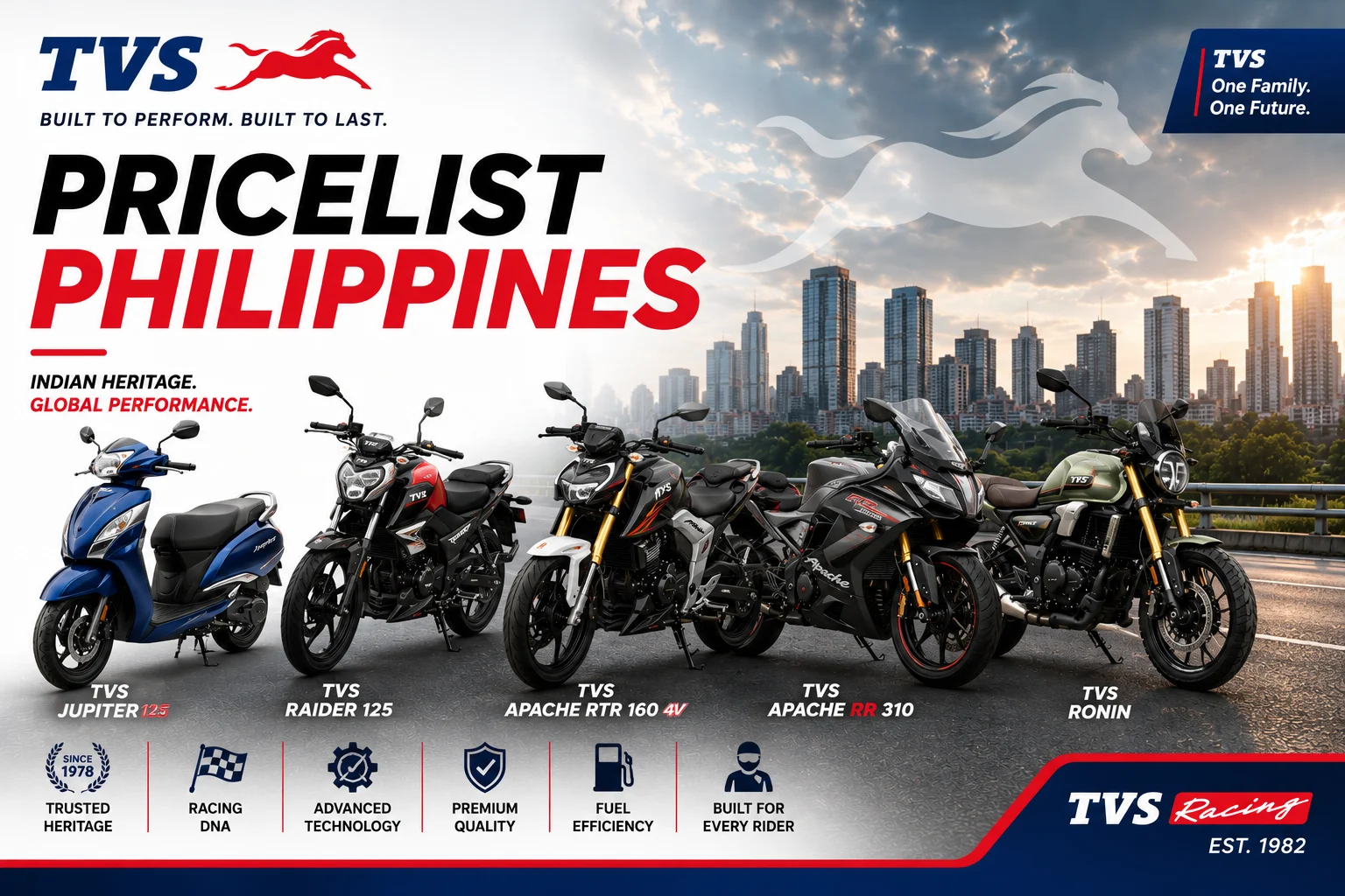 TVS Motorcycle Philippines Price List 2026