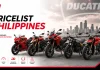 Ducati Motorcycles Price List in the Philippines (2026)